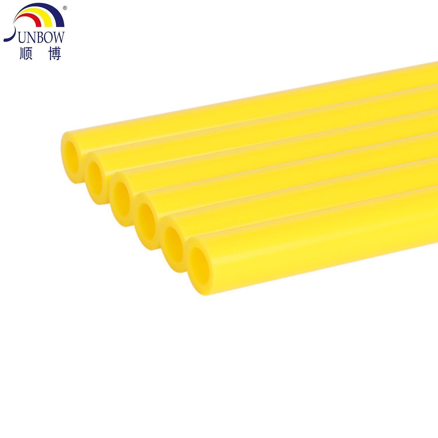 Silicone rubber tubing for flexible industrial use