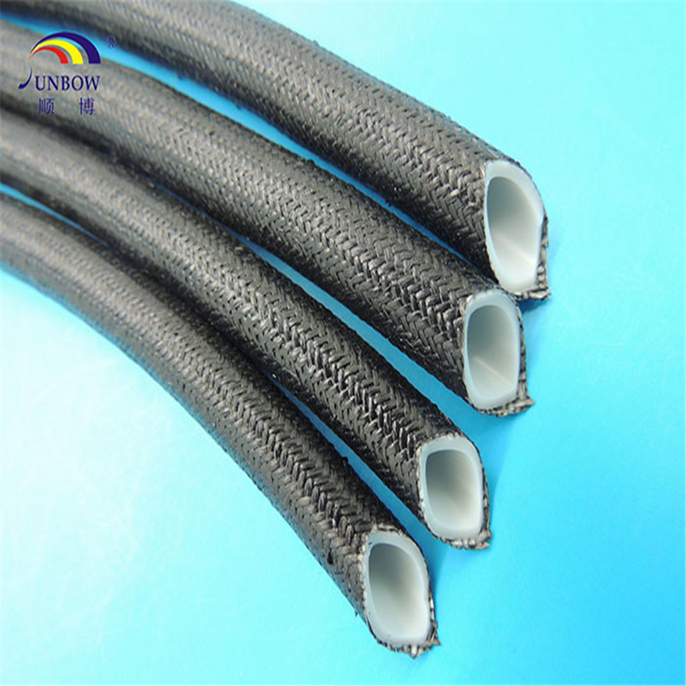 SB-SRS-70  Silicone Rubber Fiberglass Sleeving ( Inside Rubber & Outside Fiber)