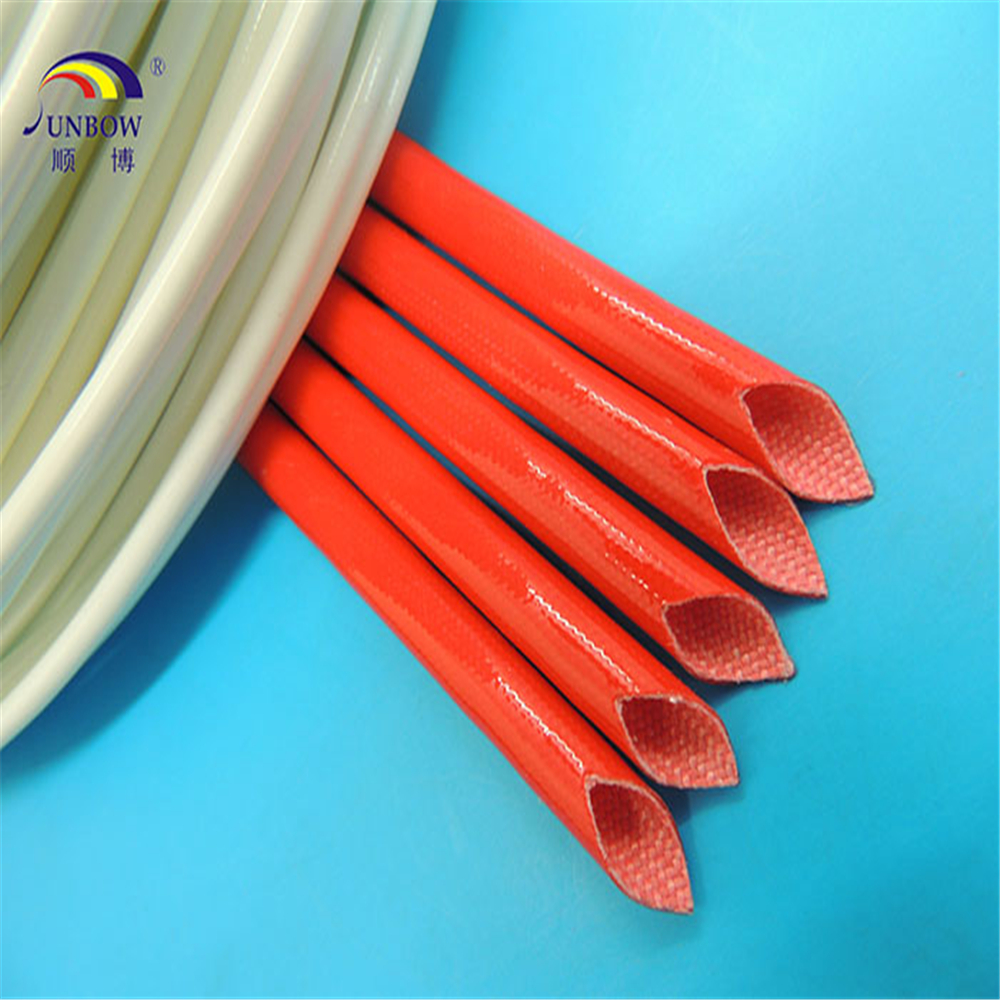 SB-SGS-40  4.0KV Silicone Fiberglass Sleeving